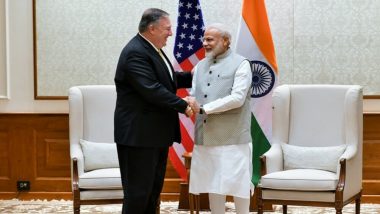 US Secretary of State Mike Pompeo Meets PM Narendra Modi, EAM S Jaishankar in New Delhi; Terrorism, H1B Visa, Russia Arms Deal In Focus