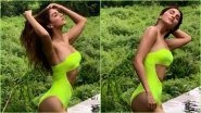 Vaani Kapoor Sizzles in a Neon Green Bikini on a Bachelorette Trip in Goa (View Hot Pics)