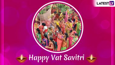Vat Savitri Images & Savitri Vrat HD Wallpapers for Free Download Online: Wish Happy Vat Purnima 2019 With GIF Greetings & WhatsApp Sticker Messages
