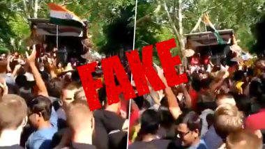 Fact Check: Viral Video Being Circulated as Foreigners Dancing on Lollypop Lagelu is Not From ICC Cricket World Cup 2019 in London