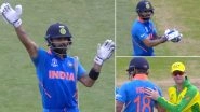 &lsquo;I Am Sorry&rsquo; Virat Kohli Apologises to Steve Smith on Behalf of Indian Fans After They Boo Australian Cricketer With &lsquo;Cheater&rsquo; Chants During IND vs AUS CWC 2019 Match (Watch Video)