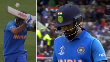 ‘Not Out’ Virat Kohli Walks Off Despite Snickometer Showing No Evidence of an Edge During India vs Pakistan CWC 2019 Match; Twitterati Furious, View Pics