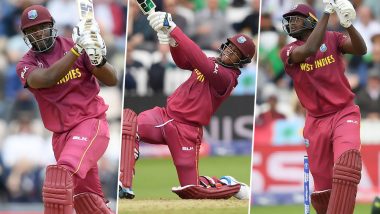 Biggest Six in CWC 2019: West Indies Trio Andre Russell, Shimron Hetmyer and Jason Holder Among Top Three Big Hitters So Far, Watch Video