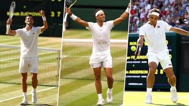 Wimbledon 2019 Seedings: World Number Two Rafael Nadal Seeded Third Behind Novak Djokovic and Roger Federer