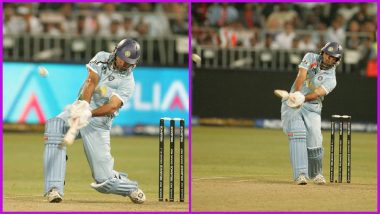 Yuvraj Singh Retirement: As Yuvi Retires From Cricket, Here’s a Look Back at His 6 Sixes Off Stuart Broad During 2007 T20 World Cup Against England; Watch Video