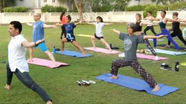 International Day of Yoga 2019: USA Embassy Performs ‘Asanas’ in Delhi