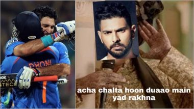 Yuvraj Singh Retires From International Cricket, Twitterati Bids Farewell to India’s 2011 Cricket World Cup Hero