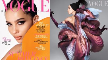 Zoë Kravitz Takes Over The Cover Of British Vogue In Artistic Ensembles - View Pics!