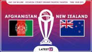 Afghanistan vs New Zealand, ICC Cricket World Cup 2019 Match Preview: On-Song NZ Look for Hat-Trick of Wins Against AFG