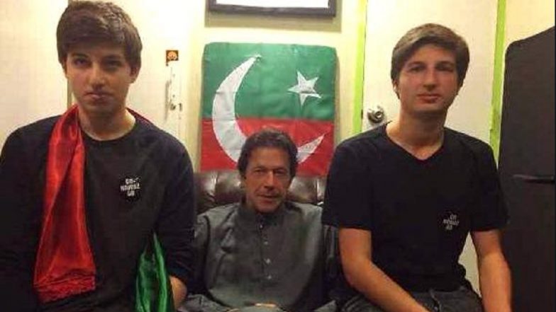 Pakistan PM Imran Khan’s Son Sulaiman Khan at Lord’s to Watch Pak vs SA ICC Cricket World Cup 2019 Clash