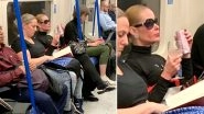 Woman Drinking Pink Gin From Wine Glass in London Metro Is All the Motivation You Need to Get Sloshed on Friday (View Viral Pic)