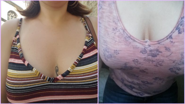 Woman Takes ‘Cleavage Selfie’ to Hit Back at Eve Teasers, Twitterati Offers Support With #ILoveMyCleavage (View Viral Pics)