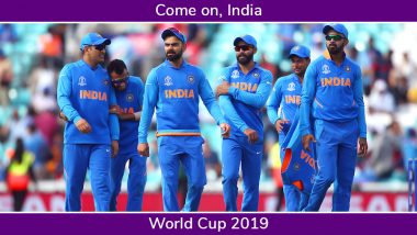 Indiaaaaa, Indiaaaa! WhatsApp Messages, Images, Posters And Quotes to Cheer For Team India During ICC Cricket World Cup 2019 Semi-Final Match Against New Zealand