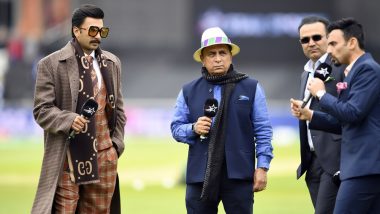 ICC World Cup 2019 India VS Pakistan: Enthusiastic Ranveer Singh Watches Match at Old Trafford