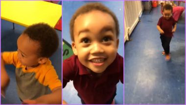 Father Films Son’s Excitement at Preschool Pickup Every Day, Watch Cutest Video Going Viral