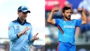 England vs Afghanistan Betting Odds: Free Bet Odds, Predictions and Favourites During ENG vs AFG in ICC Cricket World Cup 2019 Match 24