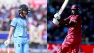 England vs West Indies Betting Odds: Free Bet Odds, Predictions and Favourites During ENG vs WI in ICC Cricket World Cup 2019 Match 19