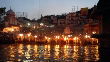 Nirjala Ekadashi: Devotees take holy dip in river Ganga in Varanasi, Uttar Pradesh