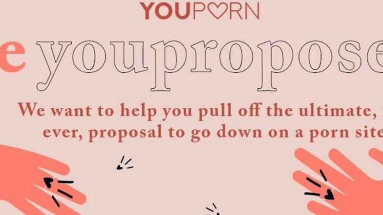XXX Site Youporn Will Now Let You Propose to Your SOS in Front of 20 Million People on Its Homepage