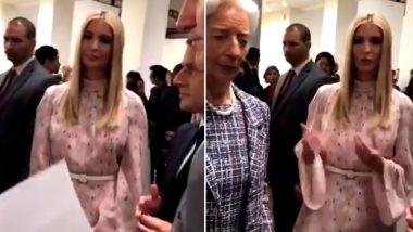 Ivanka Trump Tries To Strike a Conversation With Christine Lagarde, Theresa May, Justin Trudeau And Emmanuel Macron; Their Reactions Say It All - Watch Video