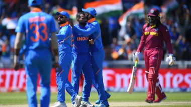 India vs West Indies, ICC CWC 2019 Stat Highlights: Mohammed Shami's Four-Wicket Haul Hands IND 125-Run Over WI
