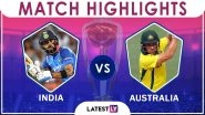 India vs Australia Stat Highlights: IND Beat AUS by 36 Runs in CWC 2019 Match 14