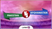 Live Cricket Streaming of Pakistan vs Afghanistan Match on PTV Sports, Hotstar and Star Sports: Watch Free Telecast and Live Score of PAK vs AFG ICC Cricket World Cup 2019 ODI Clash on TV and Online
