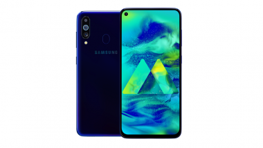 Samsung Galaxy M40 Smartphone With Infinity-O Super AMOLED Display Launched; Prices, Features & Specifications