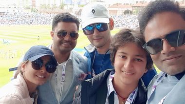 Mahesh Babu and Namrata Shirdkar Enjoy ICC 2019 Cricket World Cup’s India vs Australia Match – See Pics