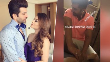 Jay Bhanushali Is a Doting Husband and This Latest Picture With His Wife Mahhi Vij Is Proof!