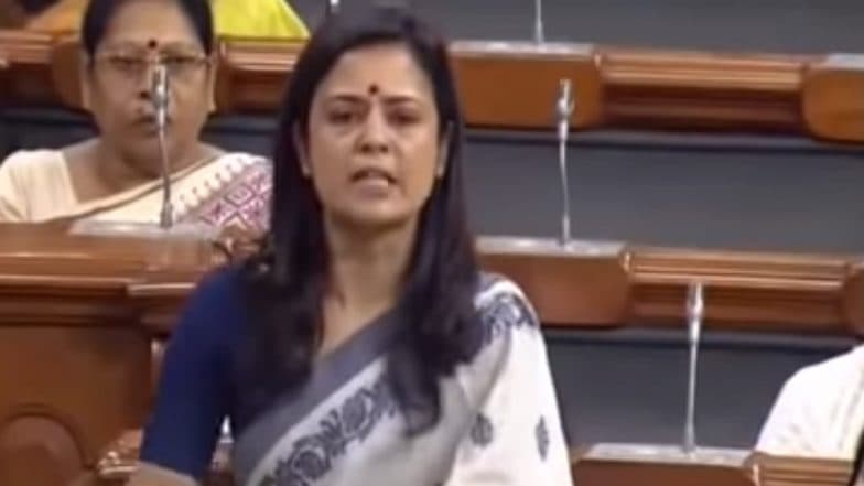Mahua Moitra of TMC Takes Internet by Storm After Fiery Maiden Speech in Lok Sabha Watch Video