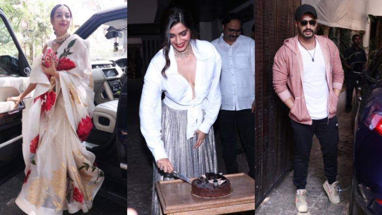 Malaika Arora Quashes Rumours of Feud with Sonam Kapoor as She Attends Her Birthday with Arjun Kapoor – See Pics