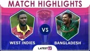 West Indies vs Bangladesh Stat Highlights ICC CWC 2019: BAN Beat WI by 7 Wickets