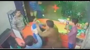 BJP Leader’s Brother Thrashes Chemist for ‘Not Standing Up’, Act Caught on Camera