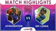 AFG vs SL Stat Highlights: Sri Lanka Registered their First Victory in ICC Cricket World Cup 2019