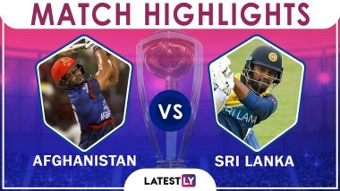 AFG vs SL Stat Highlights: Sri Lanka Registered their First Victory in ICC Cricket World Cup 2019