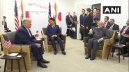Narendra Modi Holds Trilateral Meeting with Donald Trump, Shinzo Abe in Osaka on sidelines of G20 Summit