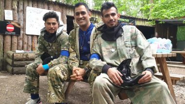 MS Dhoni, Virat Kohli, Rohit Sharma and Team Go Paintballing Ahead of CWC 2019 Clash Against South Africa (See Pics & Video)