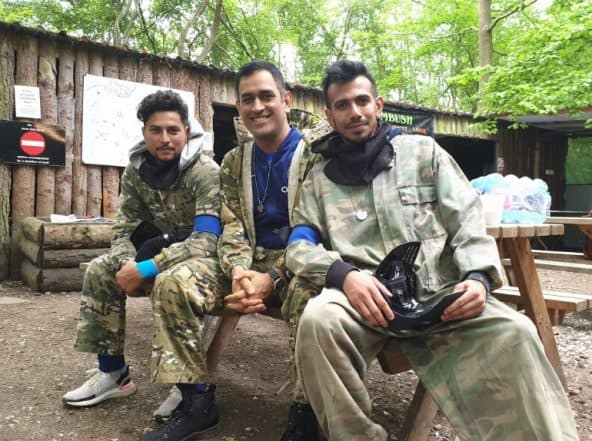 MS Dhoni, Virat Kohli, Rohit Sharma and Team Go Paintballing Ahead of ...