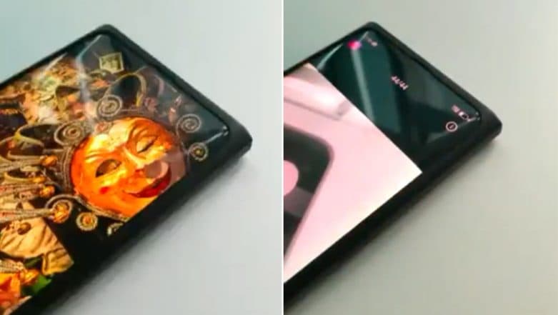 Oppo Reveals First Look of Under-Display Selfie Camera Technology on a New Smartphone: Watch Video Oppo Reveals First Look of Under-Display Selfie Camera Technology on a New Smartphone: Watch Video