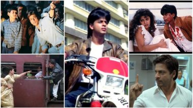 27 Years of Shah Rukh Khan: From Deewana to Zero, 27 Most Iconic Scenes in King Khan’s Epic Career