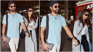 Farhan Akhtar and Shibani Dandekar's Latest Airport Pictures Prove their PDA is Strictly Restricted to Instagram