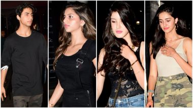 Aryan Khan With Sis Suhana, Shanaya Kapoor, Ananya Panday and Other Friends Stylishly Ring-In the First Weekend of June! See Party Pics