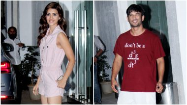 Ex Lovers Sushant Singh Rajput and Kriti Sanon Get Clicked Together; Should We Expect a New Movie Announcement?