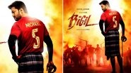 Bigil New Still: Thalapathy Vijay Cuts an Imposing Figure in a Jersey and Veshti Facing an Angry Mob!