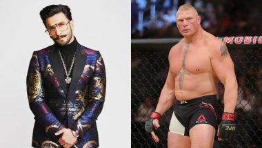 Ranveer Singh Lands Himself in Trouble with WWE Star Brock Lesner – Read Details