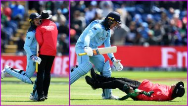 Jason Roy Collides With Umpire While Celebrating his Century During ENG vs BAN CWC 2019 Match, Watch Video
