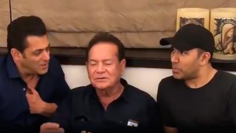Salman Khan Shares a Video of Salim Khan Singing and Now We Know Where He Gets His Musical Genes!