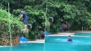 Salman Khan&rsquo;s Black Flip at a Swimming Pool Shows How Fit He Is &ndash; Watch Video