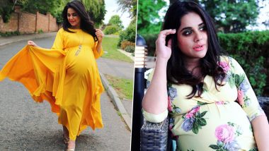 Love Ka Hai Intezaar Actress Sara Arfeen Khan Flaunts Her Baby Bump and We Are Crushing Hard on Her Maternity Fashion (View Pics)